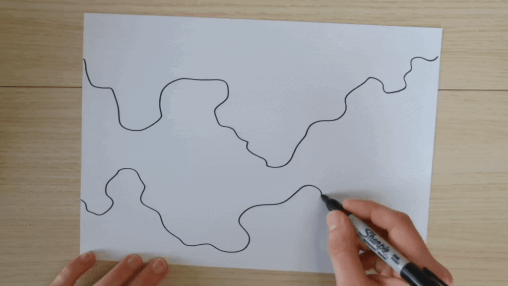 How to draw neurographic lines