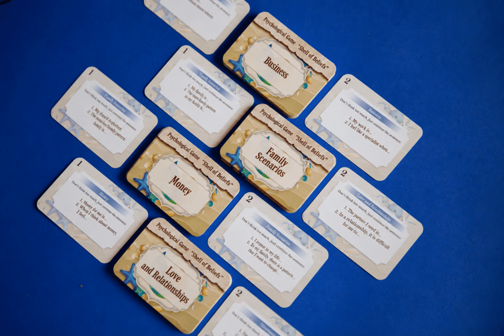 Shell of Beliefs reflection cards